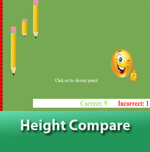 Height Comparison for kids
