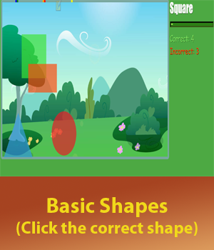 Math Game - Basic shapes