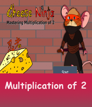 Math Game - multiplication of 7 (Cheese Ninja)