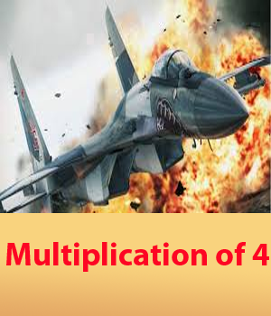 Math Game - Multiplication of 4 
