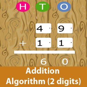 Addition Algorithm  2 digits