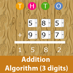 Addition Algorithm  3 digits