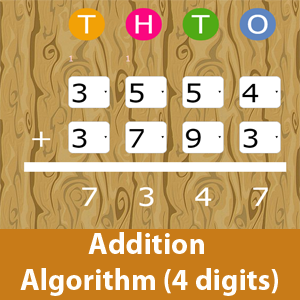 Addition Algorithm  4 digits