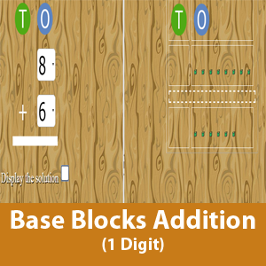 Base Blocks Addition (1 Digit)