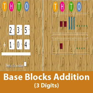 Base Blocks Addition (3 Digits)