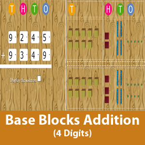Base Blocks Addition (4 Digits)