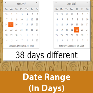 Date Range in days