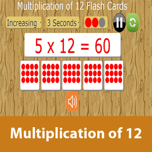 Multiplication of 12