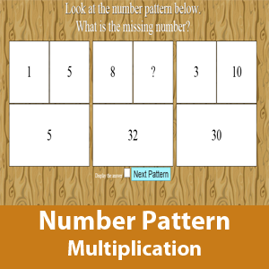 Number Pattern  - Multiplication