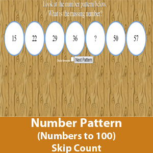 Number Pattern  - Skip Count
