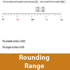 Rounding number range (smallest and greatest numbers)