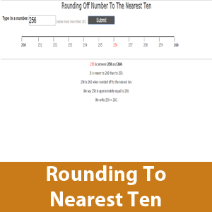 Rounding number to nearest 10