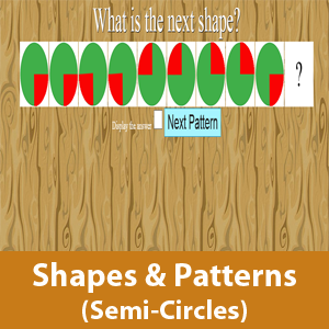 Shapes and pattern (using semi Circles)