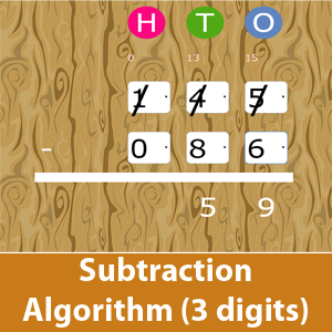 Subtraction Algorithm  3 digits